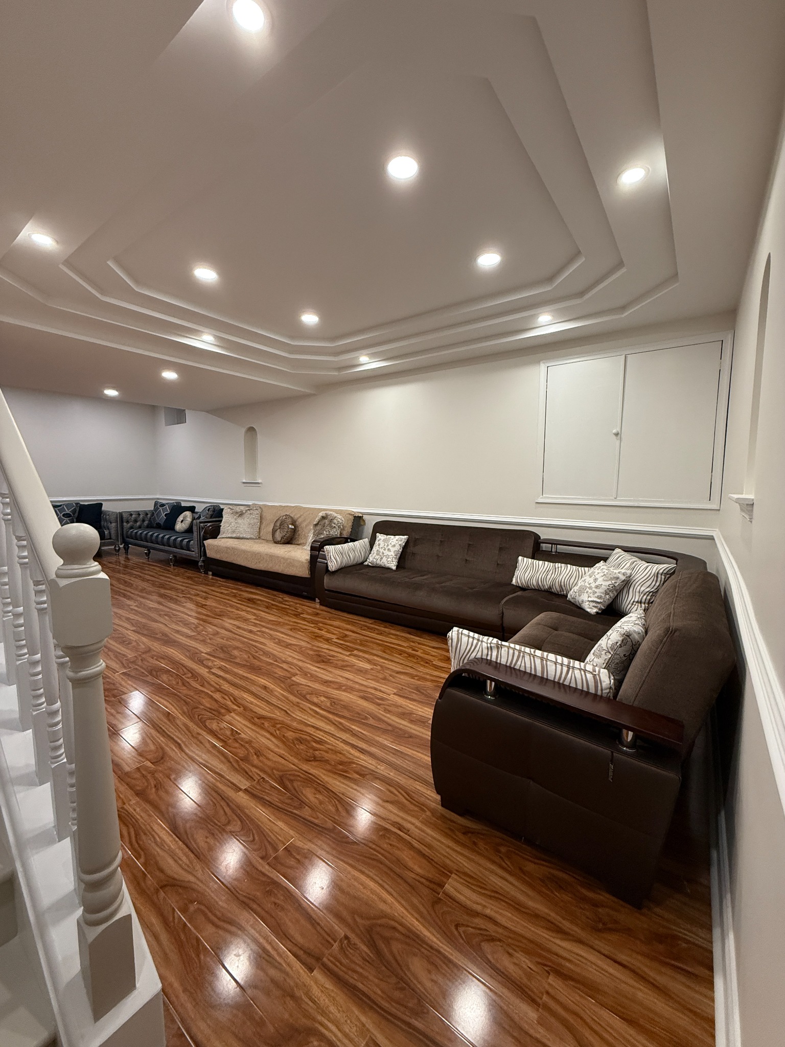 Basement after remodeling