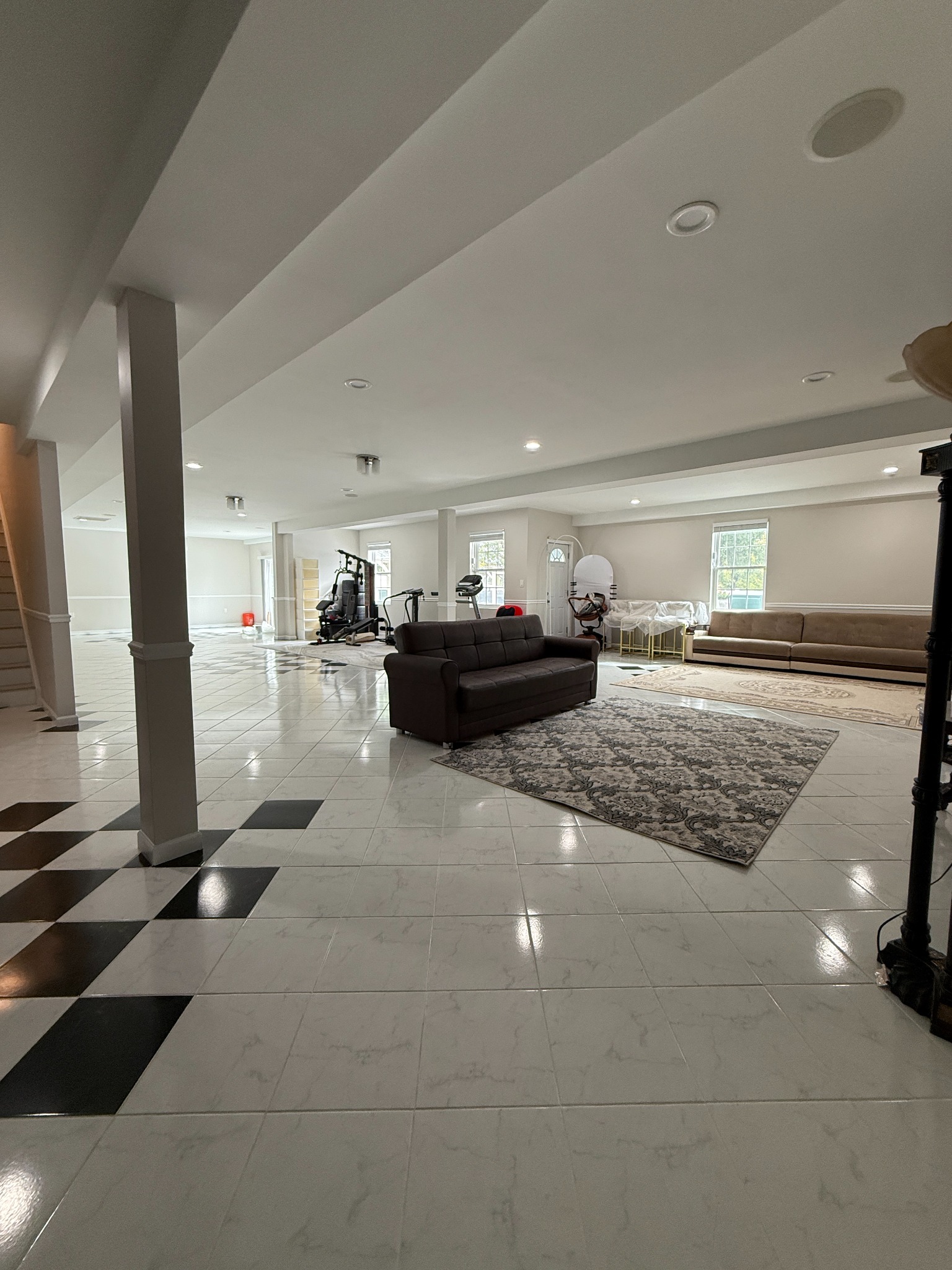 Basement before remodeling